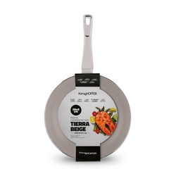 Patelnia na indukcję non-stick z pokrywką Konighoffer Tierra Beige 28 cm