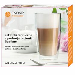 Szklanki termiczne do kawy i herbaty Tadar Sublime Top 400 ml 2 szt.