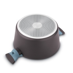 Zestaw garnków na indukcję marmurowych Starke Pro Luxury Grey II 8 elementów