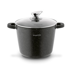 Garnek na indukcję wysoki Konighoffer Pollo 4 l i 2 nakładki