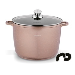 Garnek na indukcję wysoki Konighoffer Pollo Rose Gold 10 l i 2 nakładki