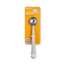 Miarka do kawy i herbaty z klipsem Tadar nierdzewna srebrna