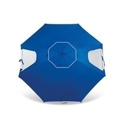 Parasol plażowy z pokrowcem Tadar Deluxe XL 240 cm niebieski