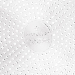 Patelnia na indukcję non stick krótkie uchwyty z pokrywką Starke Pro Light Coffee 28 cm