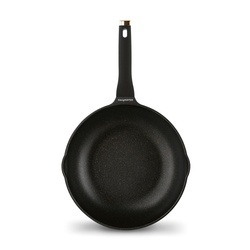 Patelnia WOK na indukcję z pokrywką Konighoffer Black Rose 30 cm