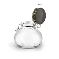 Słoik z klipsem i ceramiczną pokrywką Tadar 150 ml mix kolorów