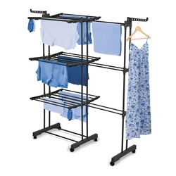 Suszarka na pranie pionowa Konighoffer Ultra 135 x 66 x 173 cm czarna