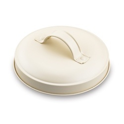 Zestaw 3 metalowych pojemników kuchennych Tadar Ziemniaki Cebula Czosnek kremowy