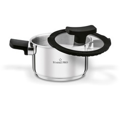 Zestaw garnków nierdzewnych z pokrywkami Starke Pro Eterno 8 elementów