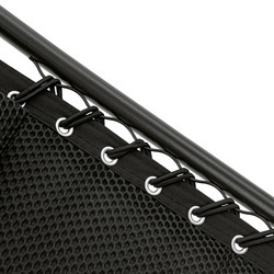 Leżak ogrodowy plażowy grawitacyjny Tadar Black 63 x 160 x 80 cm