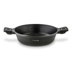 Patelnia marmurowa na indukcję krótkie uchwyty Starke Pro Svart Marble 28 cm