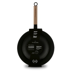 Patelnia WOK żeliwna emaliowana Starke Pro Hanoi 30 cm