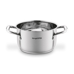 Zestaw garnków ze stali nierdzewnej Konighoffer Inoxera 8 elementów