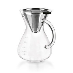 Dzbanek przelewowy do kawy i herbaty z zaparzaczem Tadar Freddo 800 ml