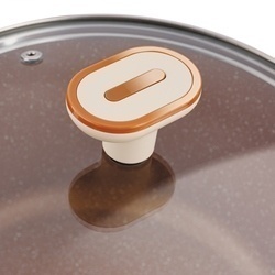 Zestaw garnków na indukcję Starke Pro Texture Creamy 10 elementów i 4 noże Toshiro