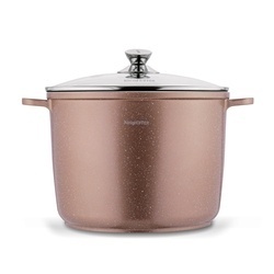 Garnek na indukcję wysoki Konighoffer Pollo Rose Gold 6,8 l i 2 nakładki