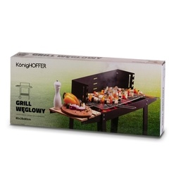 Grill ogrodowy na węgiel Konighoffer 86 x 41 x 80 cm
