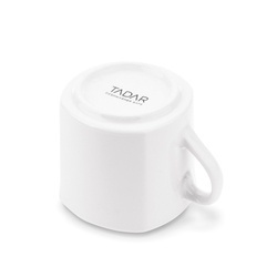 Komplet 6 filiżanek do kawy ze spodkami Tadar 220 ml