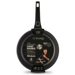 Patelnia marmurowa na indukcję Starke Pro Svart Marble 28 cm