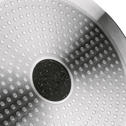 Patelnia na indukcję głęboka krótkie uchwyty Konighoffer Pollo Black 32 x 8 cm