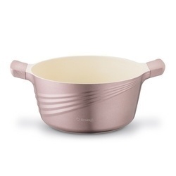 Zestaw garnków ceramicznych na indukcję Starke Pro Naturale Rose Gold 10 elementów