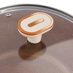 Zestaw garnków na indukcję Starke Pro Texture Creamy 10 elementów i 3 noże Toshiro