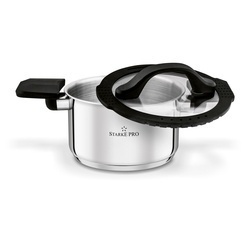 Zestaw garnków nierdzewnych z pokrywkami Starke Pro Creativo 8 elementów