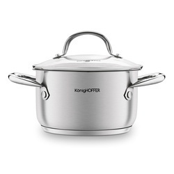 Zestaw garnków ze stali nierdzewnej Konighoffer Inoxera 8 elementów