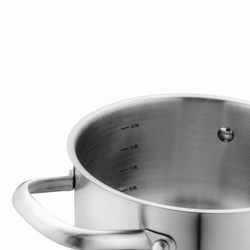 Zestaw garnków ze stali nierdzewnej Starke Pro Avanguard 8 elementów