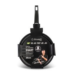 Patelnia do naleśników marmurowa na indukcję Starke Pro Svart Marble 28 cm