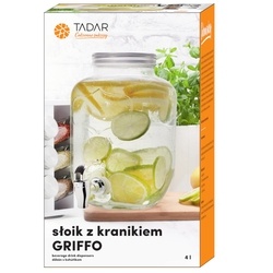 Słoik z kranikiem Tadar Griffo 4 l