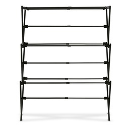 Suszarka na pranie pionowa teleskopowa Konighoffer Cortina 77.5 x 28 x 95 cm czarna