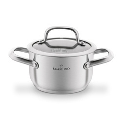 Zestaw garnków ze stali nierdzewnej Starke Pro Avanguard 8 elementów
