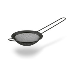 Sitka kuchenne metalowe z rączką Konighoffer Dark 10 cm 13 cm 18 cm czarne