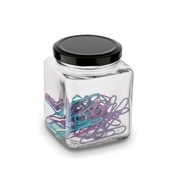 Słoiki szklane z metalową zakrętką Tadar Belo 150 ml 24 sztuki i 96 etykiet na przyprawy