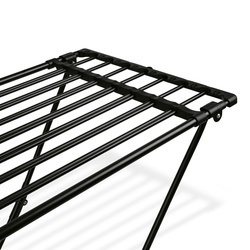 Suszarka balkonowa teleskopowa Konighoffer Lara Black 108-190 x 57 x 92 cm