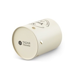 Zestaw 3 metalowych pojemników kuchennych Tadar Ziemniaki Cebula Czosnek kremowy