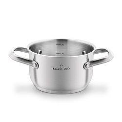 Zestaw garnków ze stali nierdzewnej Starke Pro Avanguard 8 elementów