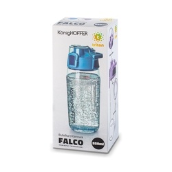 Butelka tritanowa z ustnikiem Konighoffer Falco 550 ml niebieska