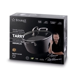 Garnek na indukcję non-stick z pokrywką Starke Pro Tarry 4,2 l