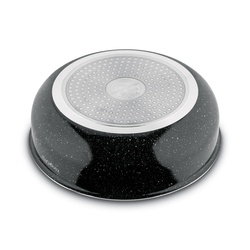Komplet patelni głębokich z odpinaną rączką Konighoffer Spinel Black 20 / 24 / 28 cm indukcja