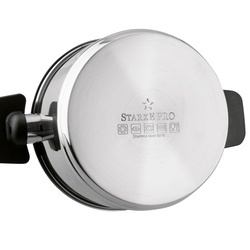 Zestaw garnków nierdzewnych z pokrywkami Starke Pro Creativo 8 elementów