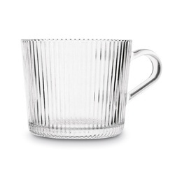 Zestaw garnków nierdzewnych z pokrywkami Starke Pro Sante 8 elementów i komplet 6 szklanek Sue 400 ml z podkładkami