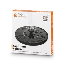 Fontanna solarna pływająca do ogrodu Tadar 6 dysz natryskowych