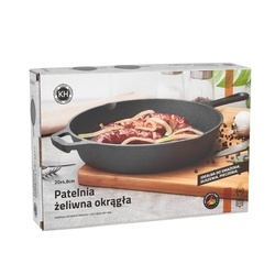 Patelnia żeliwna z nakładką silikonową na uchwyt Konighoffer 20 cm