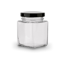 Słoiki szklane z metalową zakrętką Tadar Belo 150 ml 24 sztuki i 96 etykiet na przyprawy
