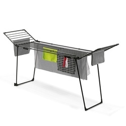 Suszarka balkonowa teleskopowa Konighoffer XXL 190-260 x 61 x 120 cm czarna