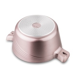 Zestaw garnków ceramicznych na indukcję Starke Pro Naturale Rose Gold 10 elementów