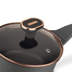 Zestaw garnków na indukcję Starke Pro Texture Grey 10 elementów i 3 noże Toshiro