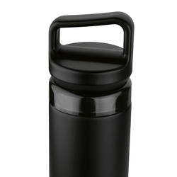 Butelka termiczna z sitkiem Starke Pro Lazaro 400 ml czarna